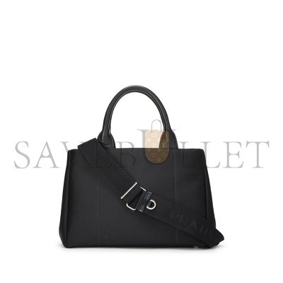 PRADA BLACK TESSUTO NYLON CONVERTIBLE HANDBAG 1BG364 (28*20*15cm) PRADA BLACK TESSUTO NYLON CONVERTIBLE HANDBAG 1BG364 (28*20*15cm)